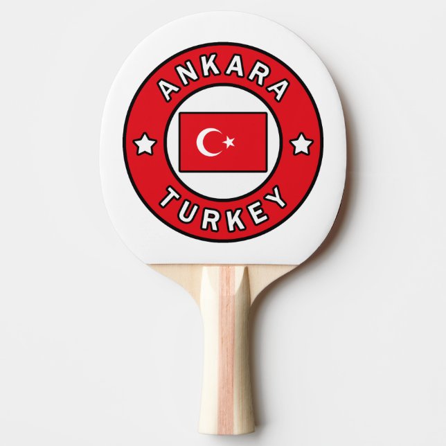 Raquete De Ping Pong Ankara Turquia (Frente)