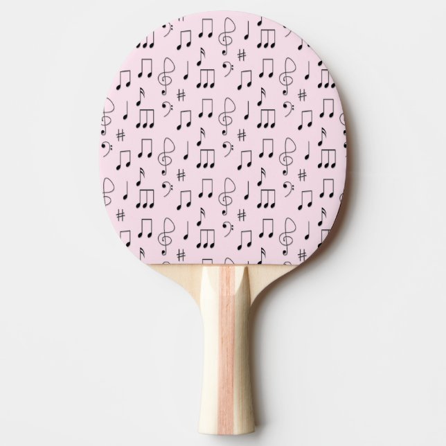Raquete De Ping Pong Apenas Notado Rosa (Frente)