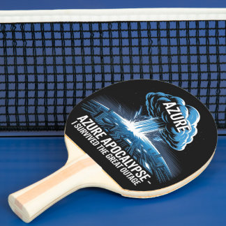 Raquete De Ping Pong Apocalipse do Azure – Sobrevivi à Grande Queda