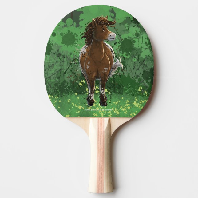 Raquete De Ping Pong Appaloosa Pony (Frente)