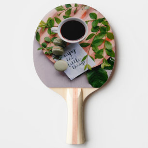 Raquete De Ping Pong Aproveite As Coisas Pequenas Que Cookies Café Paz