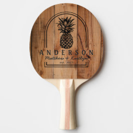 Raquete De Ping Pong Arco de Casamento de Abeto com Corte Grosso de Bor