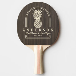 Raquete De Ping Pong Arco de Casamento de Madeira de Pinho Moderno Escu