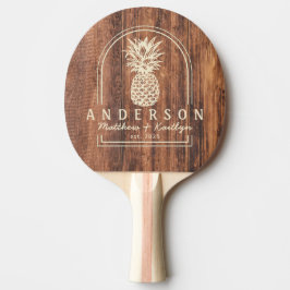 Raquete De Ping Pong Arco de Casamento de Tábua de Corte Gasta com Abac