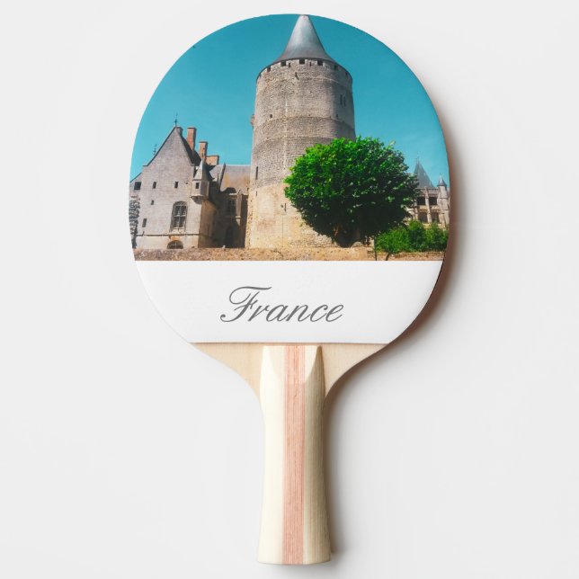 Raquete De Ping Pong Arquitetura francesa Chateaux (Frente)