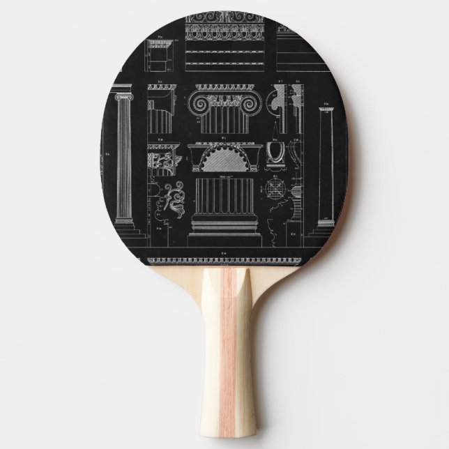 Raquete De Ping Pong Arquitetura gráfica IV (Frente)