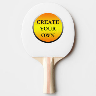 Raquete De Ping Pong Arraste e solte o logotipo personalizado aqui
