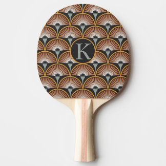 Raquete De Ping Pong Art Deco Jazz Age Sunset Jukebox