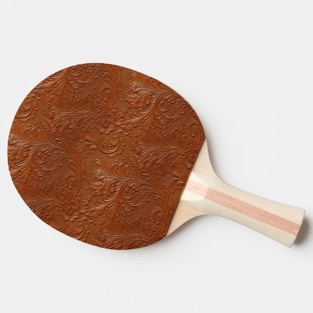 Raquete De Ping Pong Arte Boêmia Ocidental (Lateral)