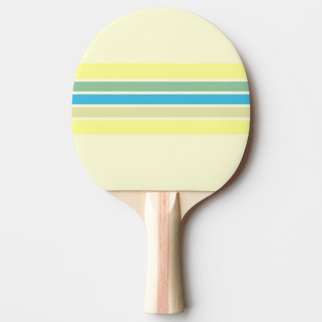 Raquete De Ping Pong arte das listras modernas (Frente)