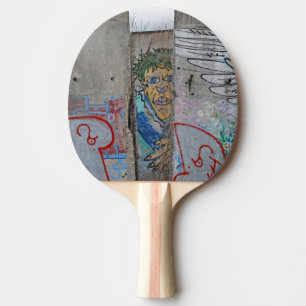 Raquete De Ping Pong Arte dos grafites do muro de Berlim