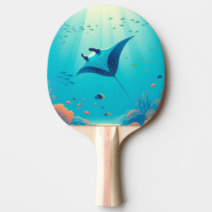 Raquete De Ping Pong Arte litoral de raios clássicos