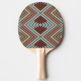 Raquete De Ping Pong Arte Padrão Estilo Índio Americano do Sudoeste
