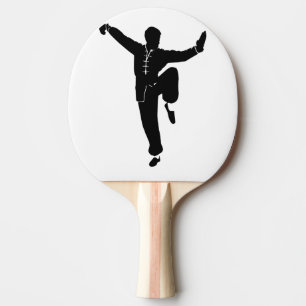 Raquete De Ping Pong Artistas Marciais - Escolher cor de fundo