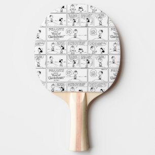 Raquete De Ping Pong As memórias de Charlie Brown no monte do Pitcher