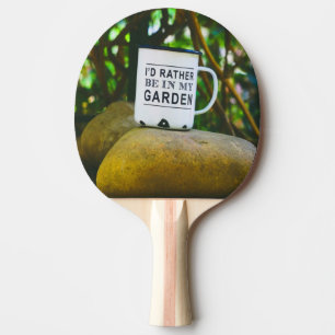 Raquete De Ping Pong As preferencialmentes Estão No Meu Jardim Novamen