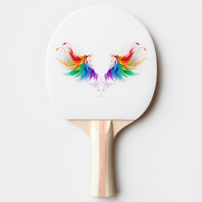 Raquete De Ping Pong Asas Fluffy Rainbow (Frente)