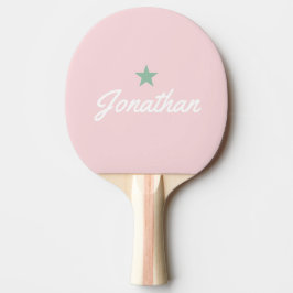 Raquete De Ping Pong Assinatura Estrela GR Vintage Rosa Sussurro Meados