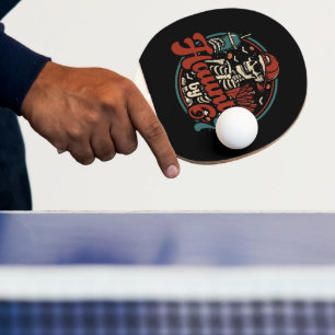 Raquete De Ping Pong Assombrado Por 67 Meme Engraçado De Halloween Seis