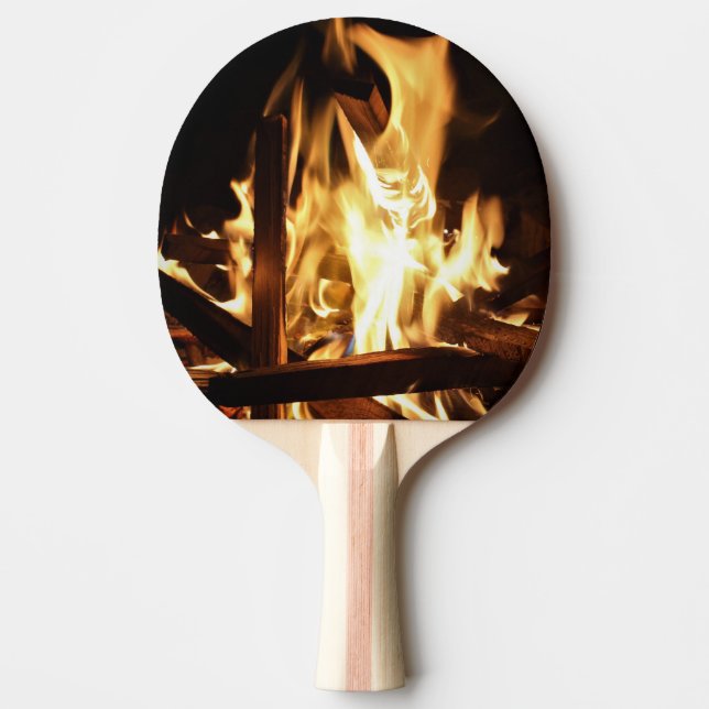 Raquete De Ping Pong Através das chamas (Frente)