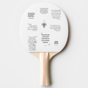 Raquete De Ping Pong Audrey Hepburn cita