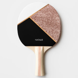 Raquete De Ping Pong Aumentou o brilho geométrico