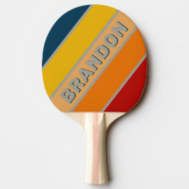 Raquete De Ping Pong Aurora Arcade Bold Listrado com Nome