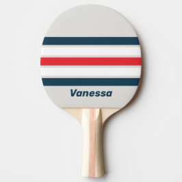 Raquete De Ping Pong Ave de Guerra Através de Listras com Nome