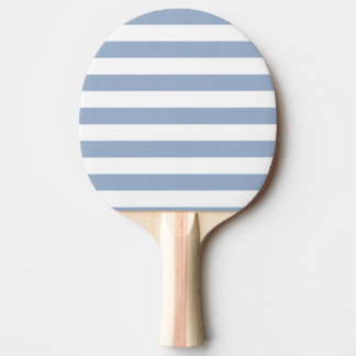 Raquete de Ping Pong Azul e Branco Listrada
