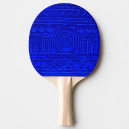 Raquete De Ping Pong Azul Mesopotâmico Sumeriano Antigo