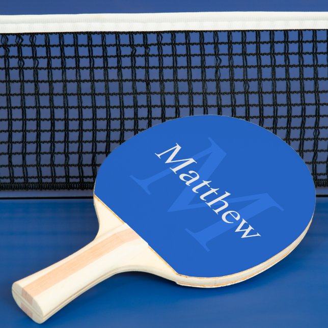 Raquete De Ping Pong Azul personalizado (Insitu)