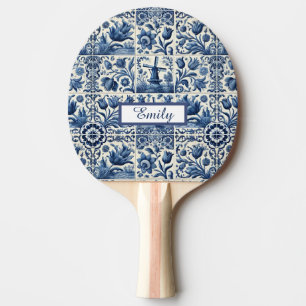 Raquete De Ping Pong Azulejos Delft Elegantes Personalizados