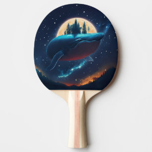 Raquete De Ping Pong Baleia-jubarte voadora Florestas estais no mar