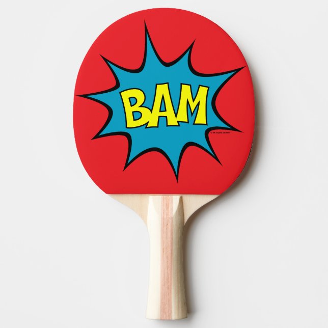 Raquete De Ping Pong Bam! (Frente)