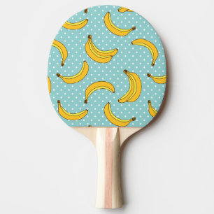 Raquete De Ping Pong Bananas e pontos de Polk