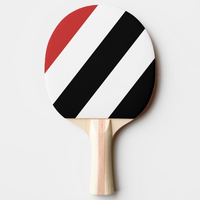 Raquete De Ping Pong Bandas de Zebra Urbana Retroativas (Verso)