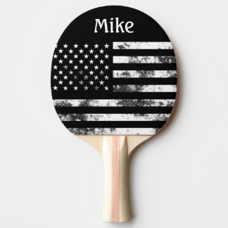 Raquete De Ping Pong Bandeira Americana: Homens Legal