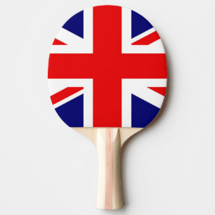 Raquete De Ping Pong Bandeira Britânica Reino Unido da Inglaterra