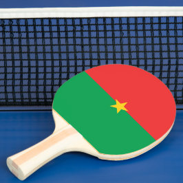 Raquete De Ping Pong Bandeira Burkina Faso