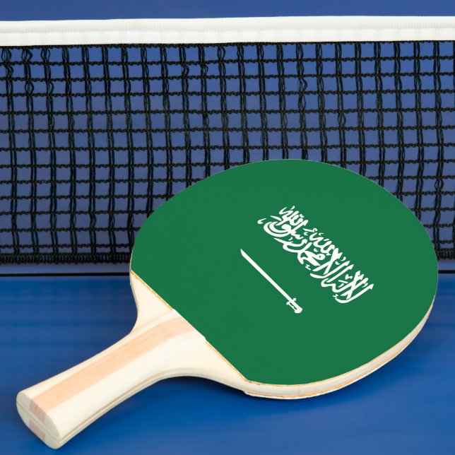 Raquete De Ping Pong Bandeira da Arábia Saudita (Insitu)