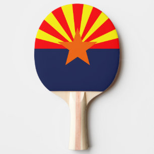 RAQUETE DE PING PONG BANDEIRA DA ARIZONA