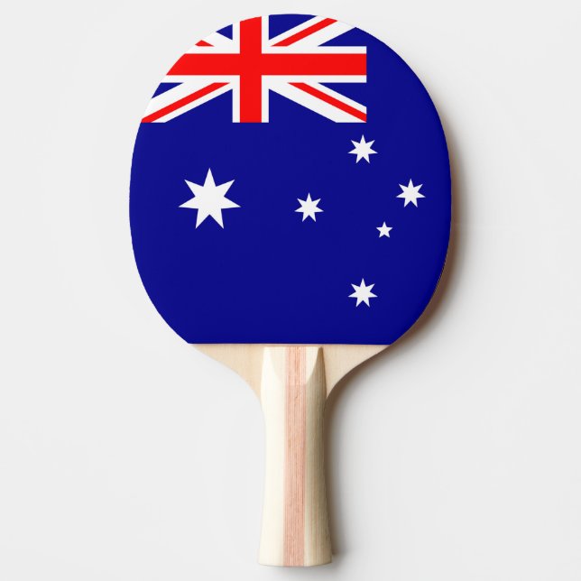 Raquete De Ping Pong Bandeira da Austrália (Frente)