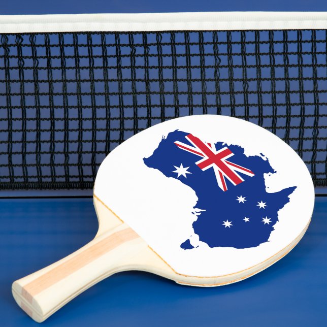 Raquete De Ping Pong Bandeira da Austrália (Insitu)