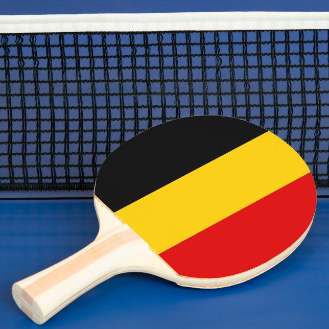 Raquete De Ping Pong bandeira da Bélgica (Insitu)