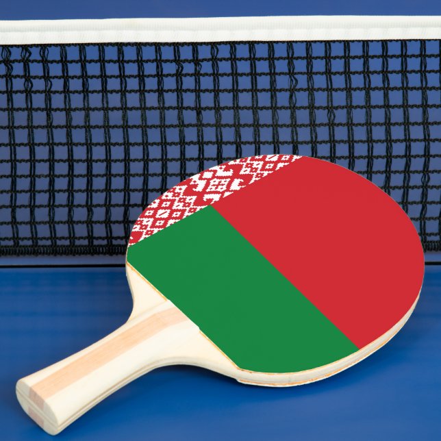 Raquete De Ping Pong Bandeira da Bielorrússia (Insitu)