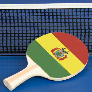Raquete De Ping Pong Bandeira da Bolívia