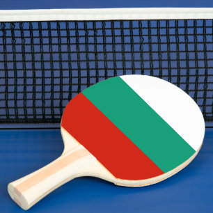 Raquete De Ping Pong Bandeira da Bulgária