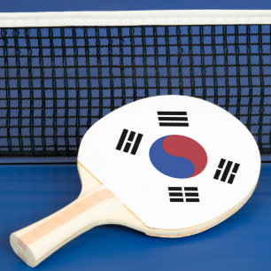 Raquete De Ping Pong Bandeira da Coreia do Sul