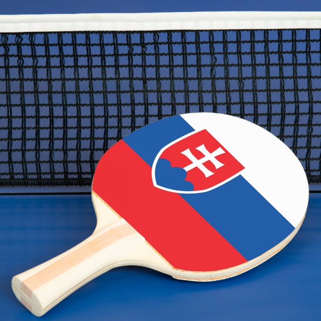 Raquete De Ping Pong Bandeira da Eslováquia (Insitu)