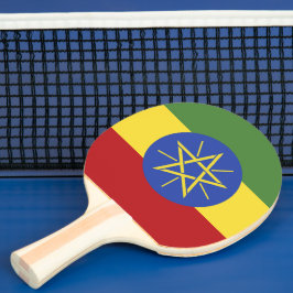 Raquete De Ping Pong Bandeira da Etiópia